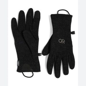 Outdoor Research Flurry men Touchscreen Gloves in Black with OR Logo new /large